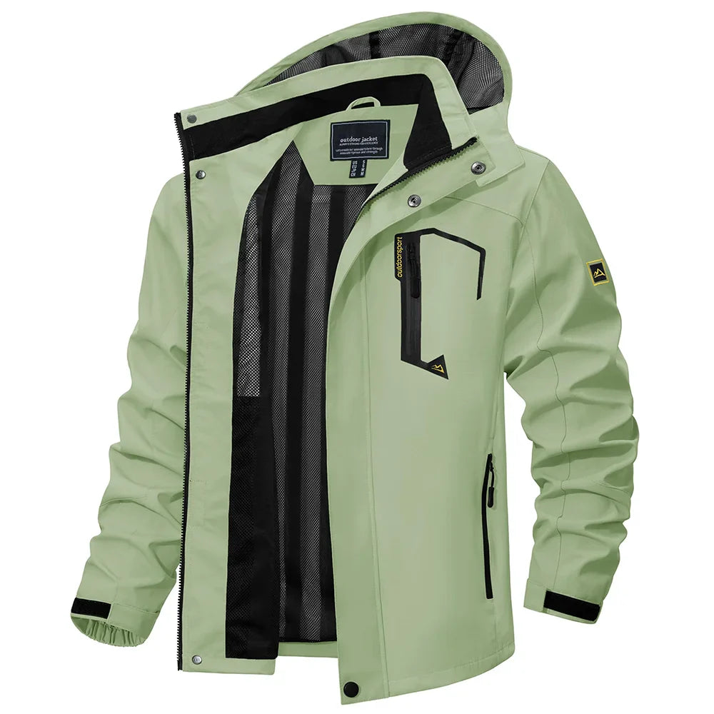 Waterproof Breathable Men's Windbreaker Jacket