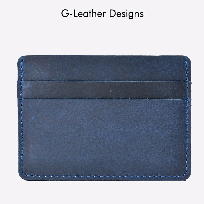 Classic Brown Leather Card Wallet