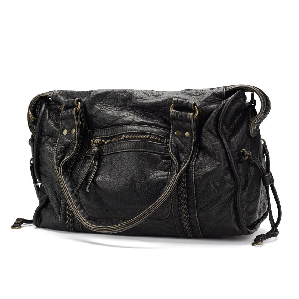 Black Course Handbag - RACHEL