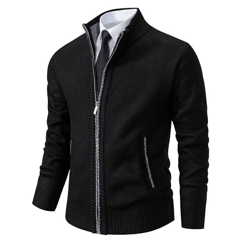 Warm Mens Zip Up Fleece Jacket