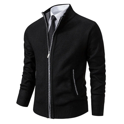 Warm Mens Zip Up Fleece Jacket
