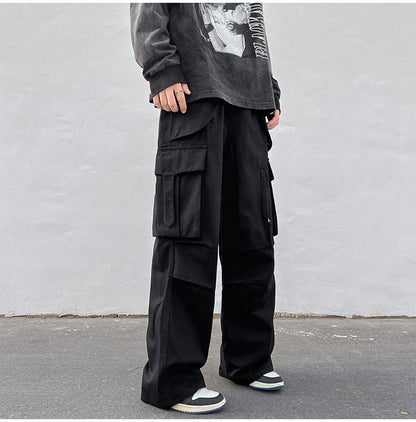 Comfortable Classic Straight Leg Cargo Pants for Men