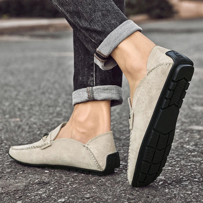 Astire Genuine Suede Loafers