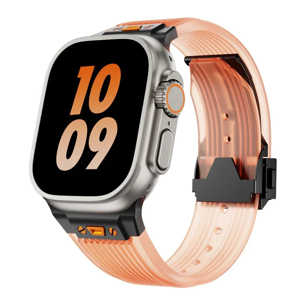 Soft Transparent Apple Watch Band For Daily Wear