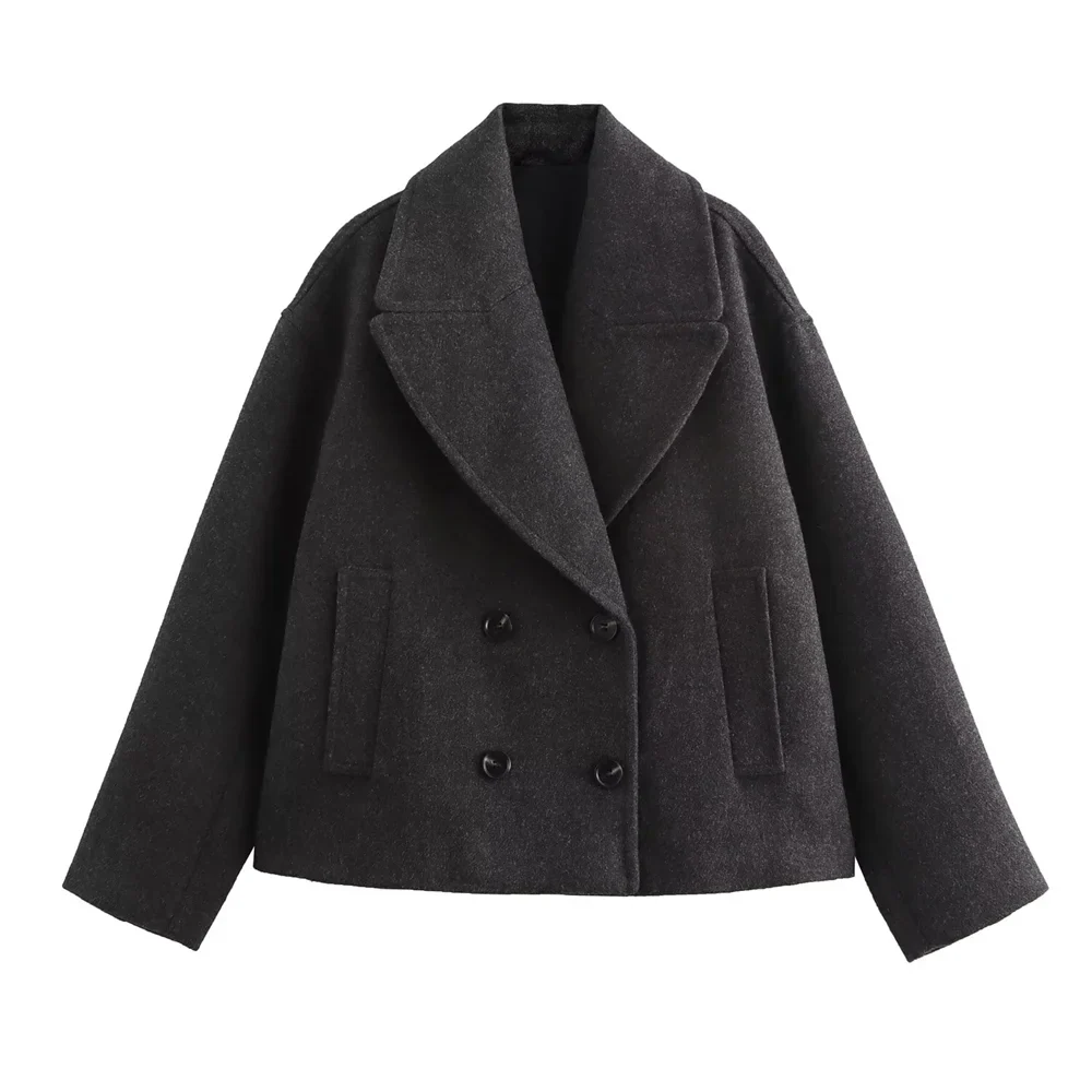 Classic Fit Double Breasted Winter Women's Coat