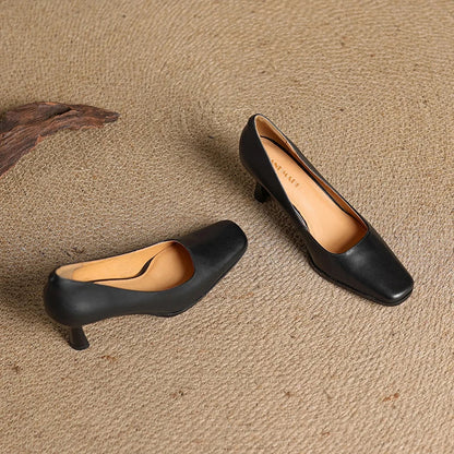 Diara Genuine Leather Heels