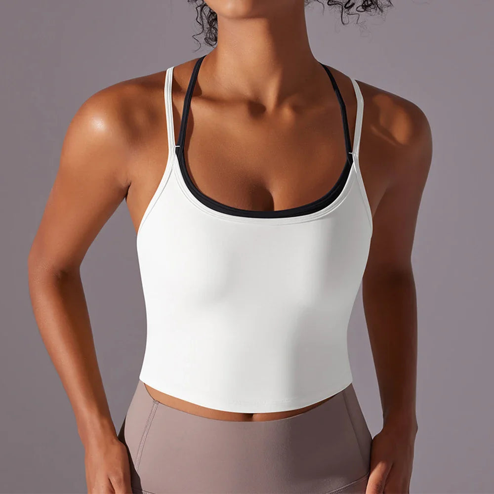 Women's Padded Sports Bra Yoga Top