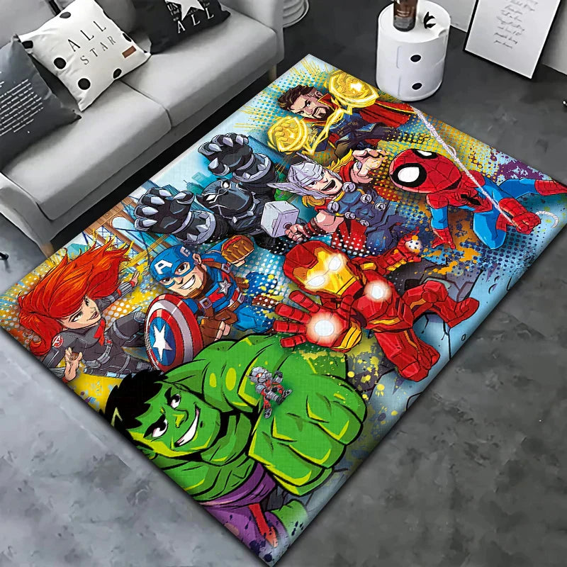 Colorful Kids Rug Soft Playroom Carpet for Bedrooms