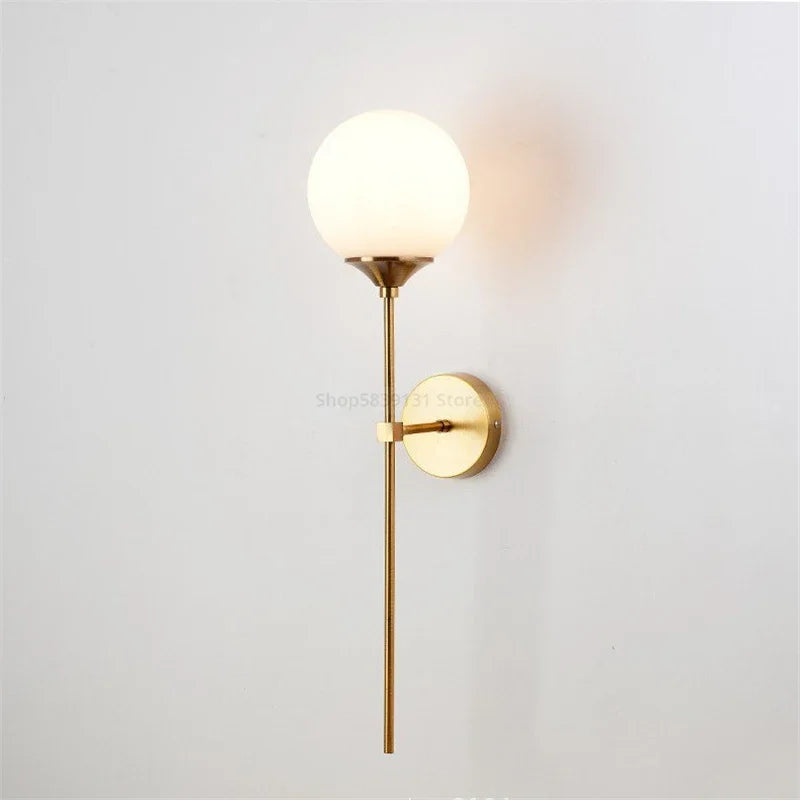 Warm LED Indoor Wall Lamp for Living Spaces