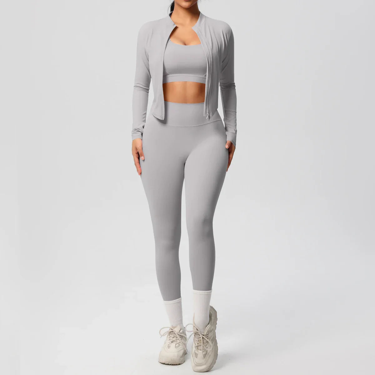 Fitness 3-Piece Sports Outfit for Women