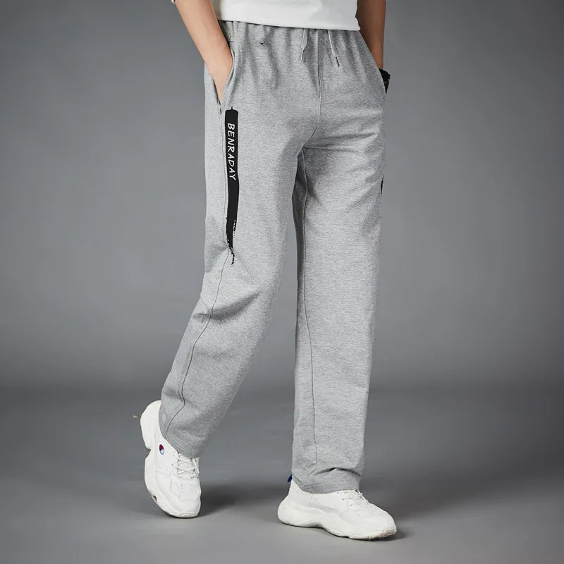 Comfortable Fit Men's Stripe Jogger Pants