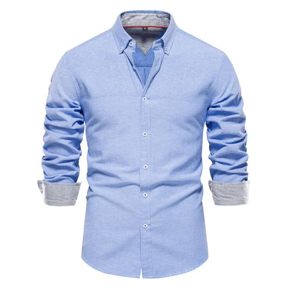 Classic Men's Casual Button Shirt - BritishElegance