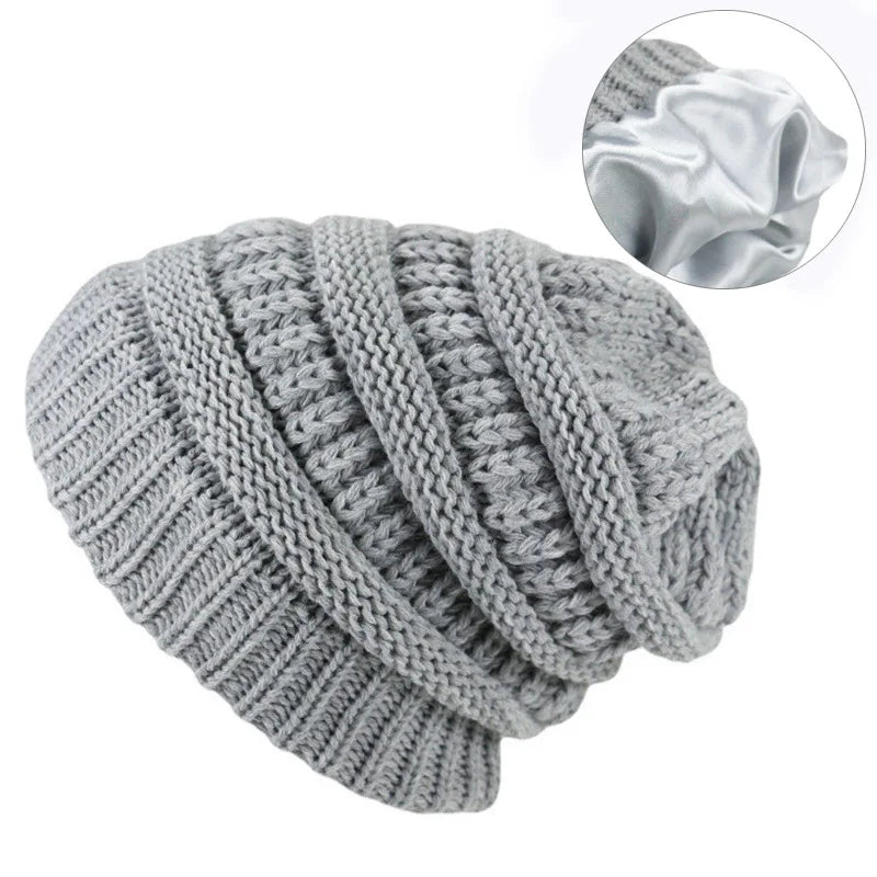 Soft Fleece Lined Winter Beanie Hat