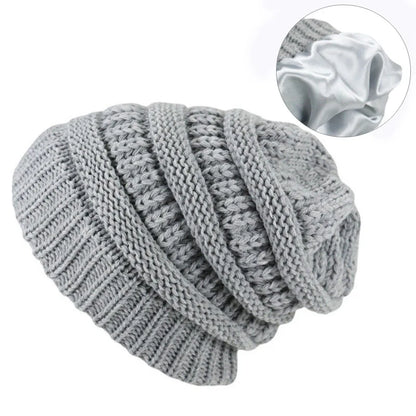 Soft Fleece Lined Winter Beanie Hat