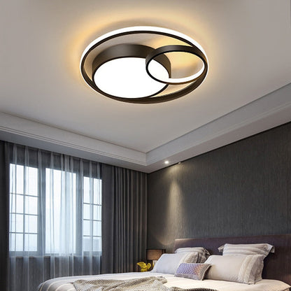 Modern Endless Ring LED Ceiling Lamp - BritishElegance