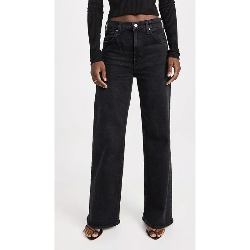 Comfortable Fit White Stretchy Straight Jeans