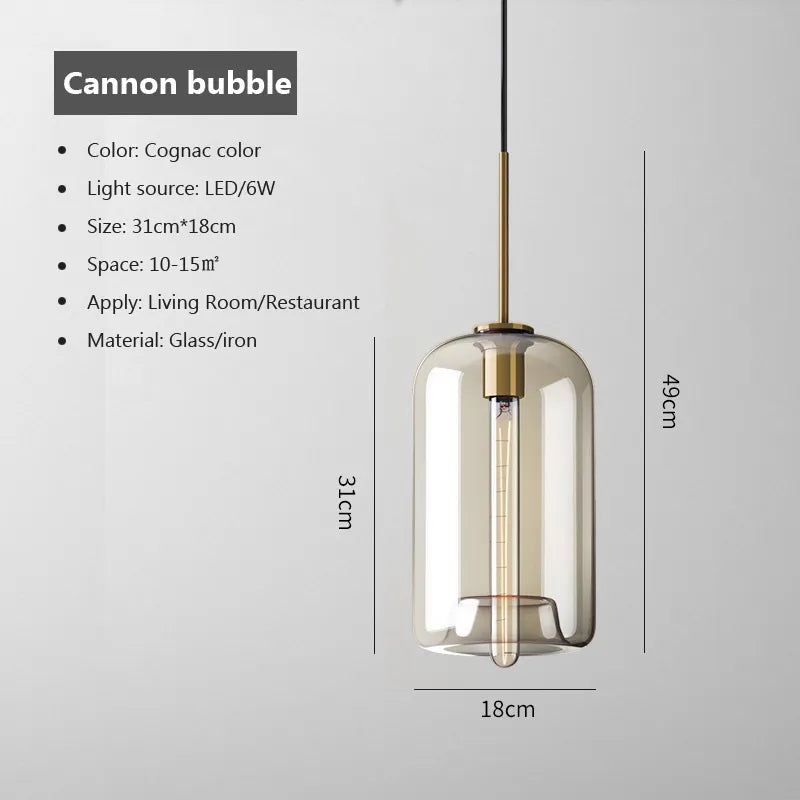 Edgy Metal LED Pendant Lamp