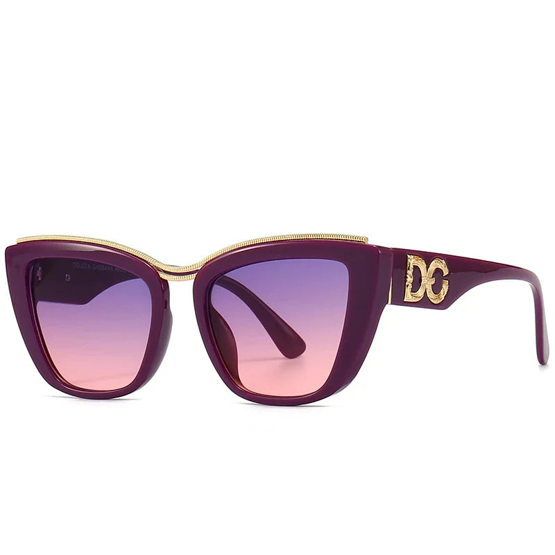 Trendy Ladies Gradient Aviator Shades
