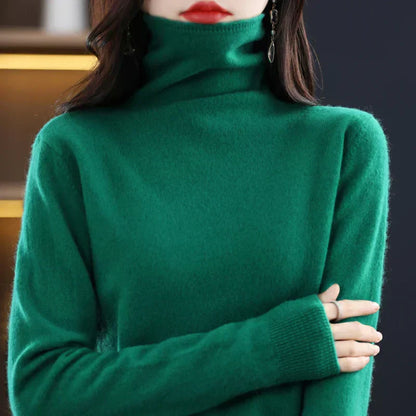 Soft Merino Wool Women's Crew Neck Sweater