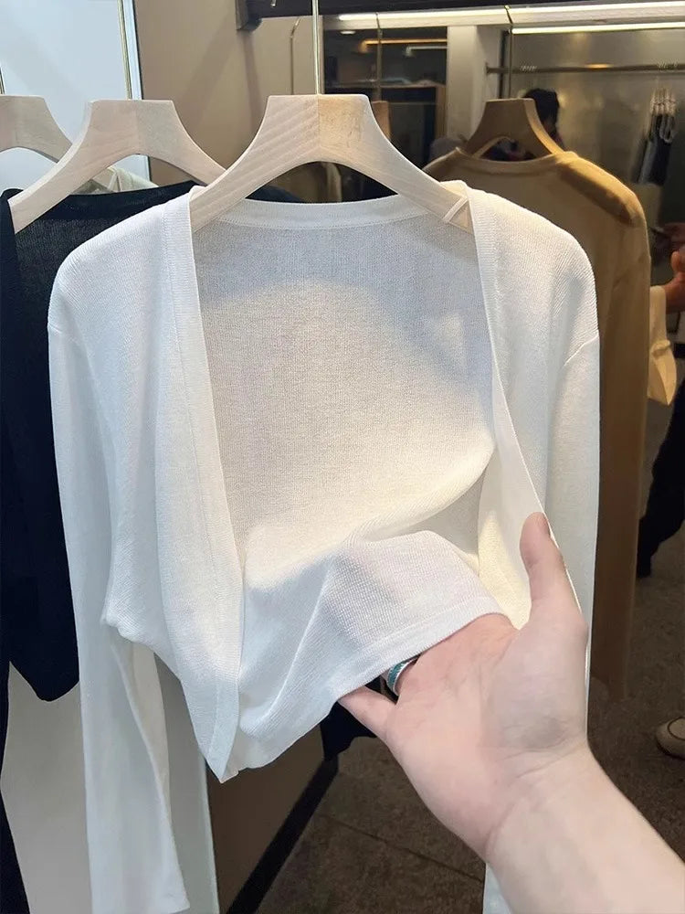 Breathable Summer SPF Short Cardigan