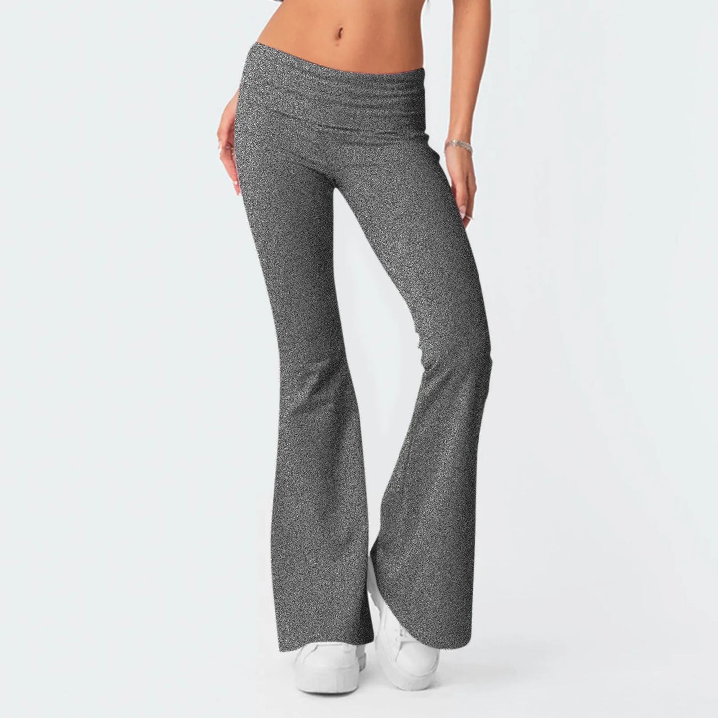 Comfortable Wide Leg Yoga Pants – Daily Wear Flare Fit