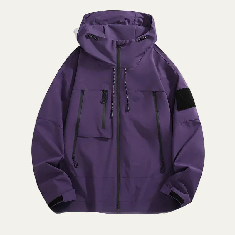Men’s Relaxed Technical Hooded Utility Jacket