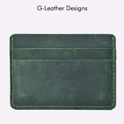Classic Brown Leather Card Wallet