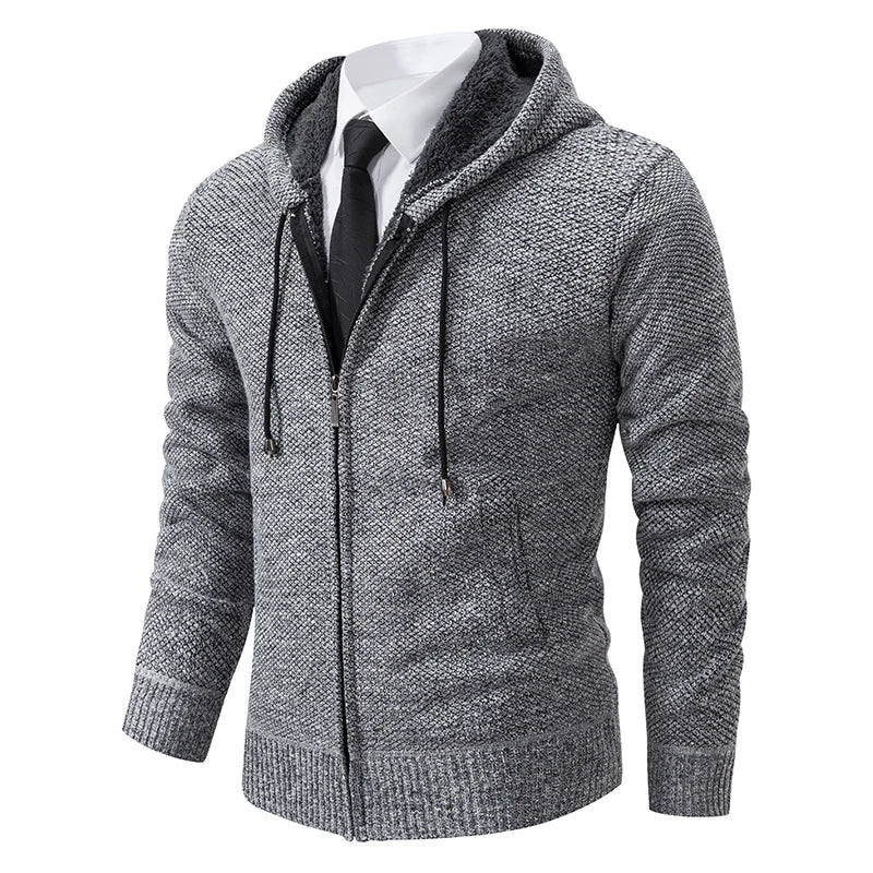 Warm Mens Zip Up Fleece Jacket