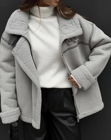 Women’s Fashion Spring Coat – Maja Soft Outerwear for Transitional Seasons