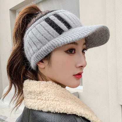 Warm Women's Cable Knit Hat