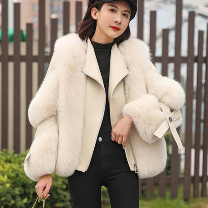 Premium Fake Fur Parka – Warm Winter Coat - BritishElegance