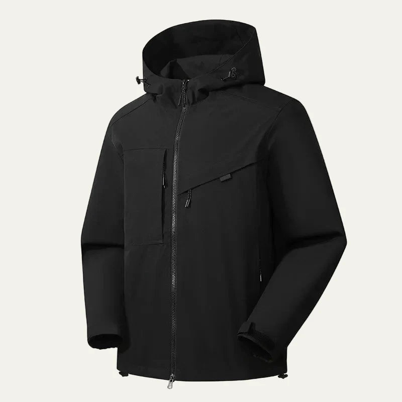 Men’s Minimalist Casual Hooded Technical Jacket