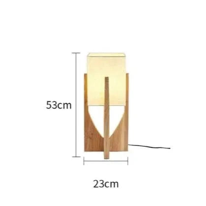 Rustic Wooden LED Pendant Light Natural Wood Tone
