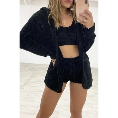 Soft Cozy 3-Piece Lounge Wear Set for Women