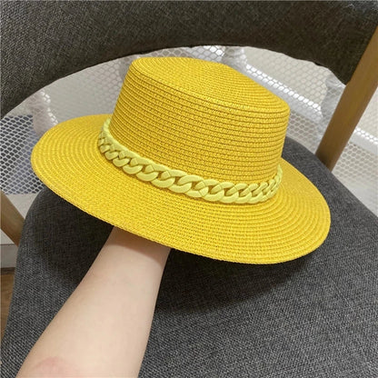 Classic Wide Brim Sun Straw Hat
