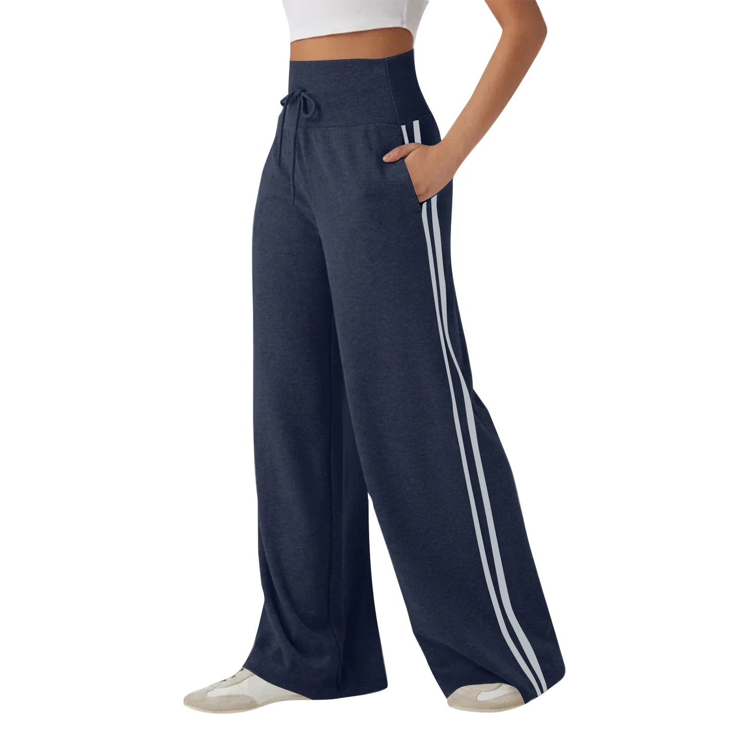 Women's Comfortable Loose Fit Athletic Pants - BritishElegance