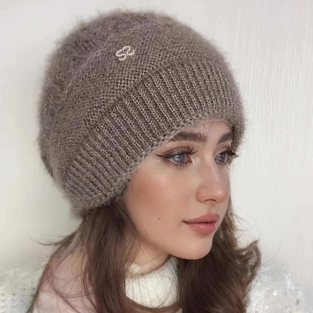 Warm Thick Cable Knit Beanie Hat