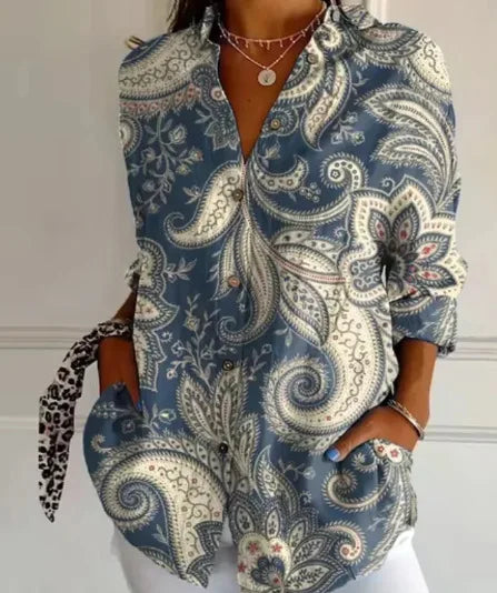 Beautiful Flower Women's Blouse Shirt