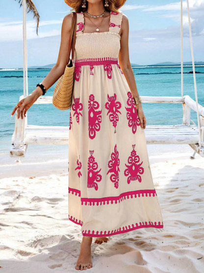 Lauren | Chic Floral Maxi Dress - Soft Premium Fabric