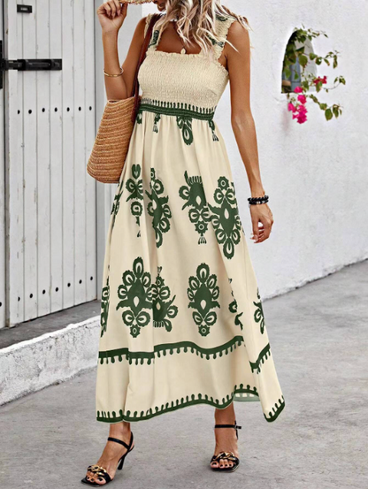 Lauren | Chic Floral Maxi Dress - Soft Premium Fabric