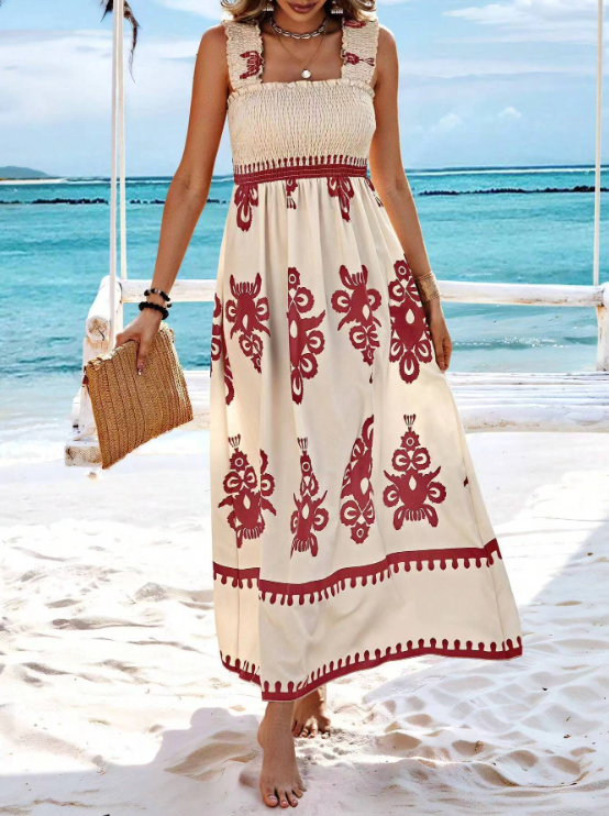 Lauren | Chic Floral Maxi Dress - Soft Premium Fabric