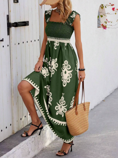 Lauren | Chic Floral Maxi Dress - Soft Premium Fabric
