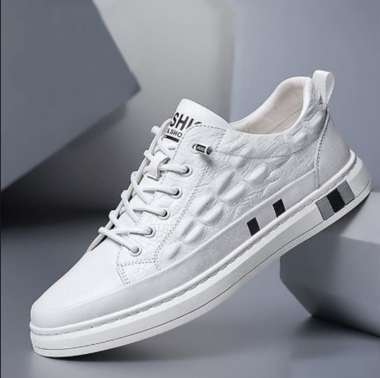 Classic Leather Low Top Shoes - BritishElegance