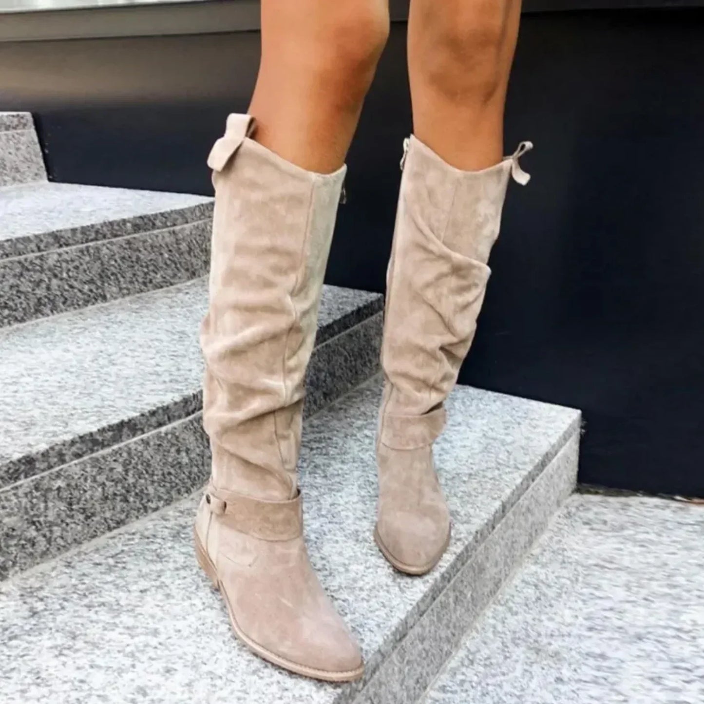 MarleyShoes™ | Comfort Long Suede Boots - Winter Edition