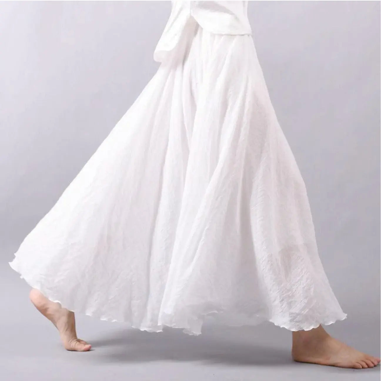 Kylie | Cotton Skirt With Elastic Waist