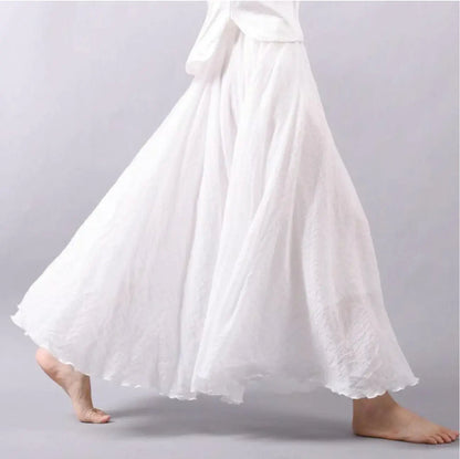 Kylie | Cotton Skirt With Elastic Waist