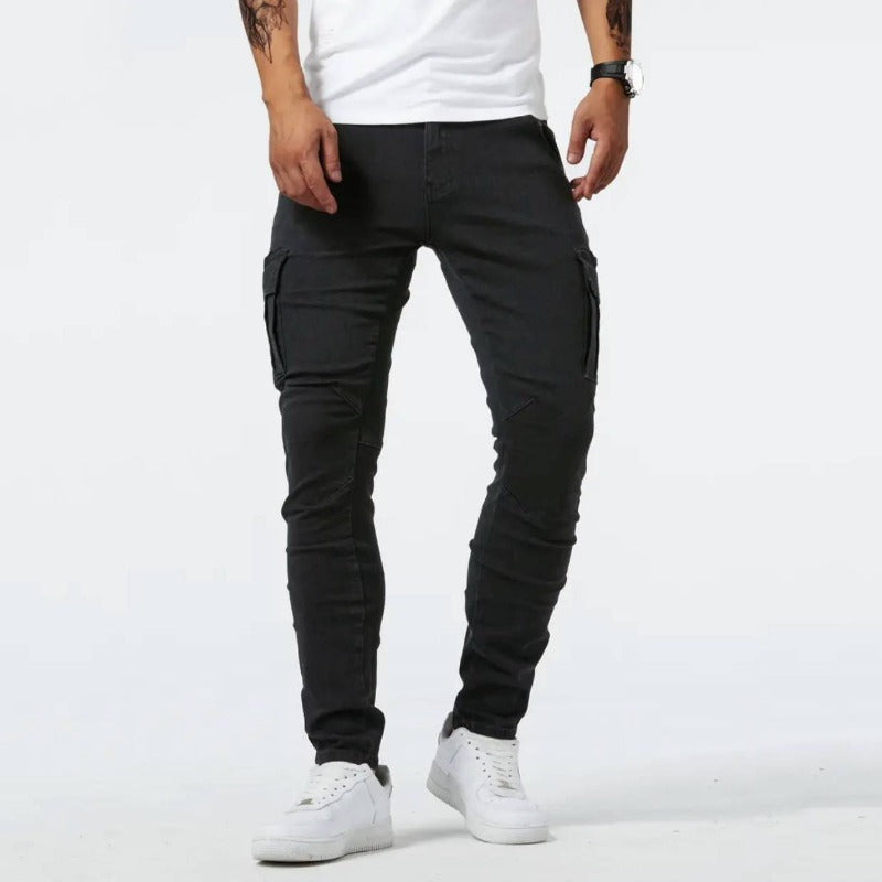 Slim Fit Mens Cargo Trousers