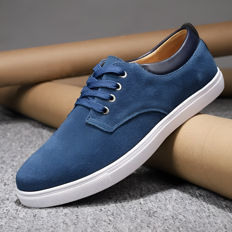 Oscar Court Sneaker | Lace-Up Solid Court Sneaker