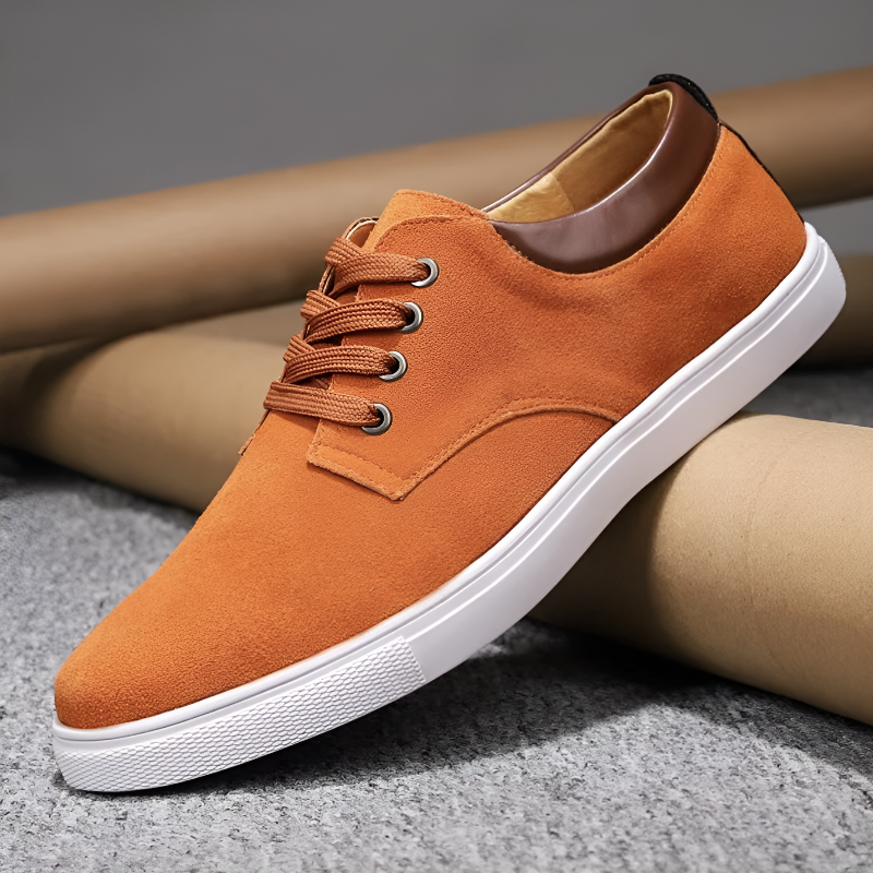 Oscar Court Sneaker | Lace-Up Solid Court Sneaker