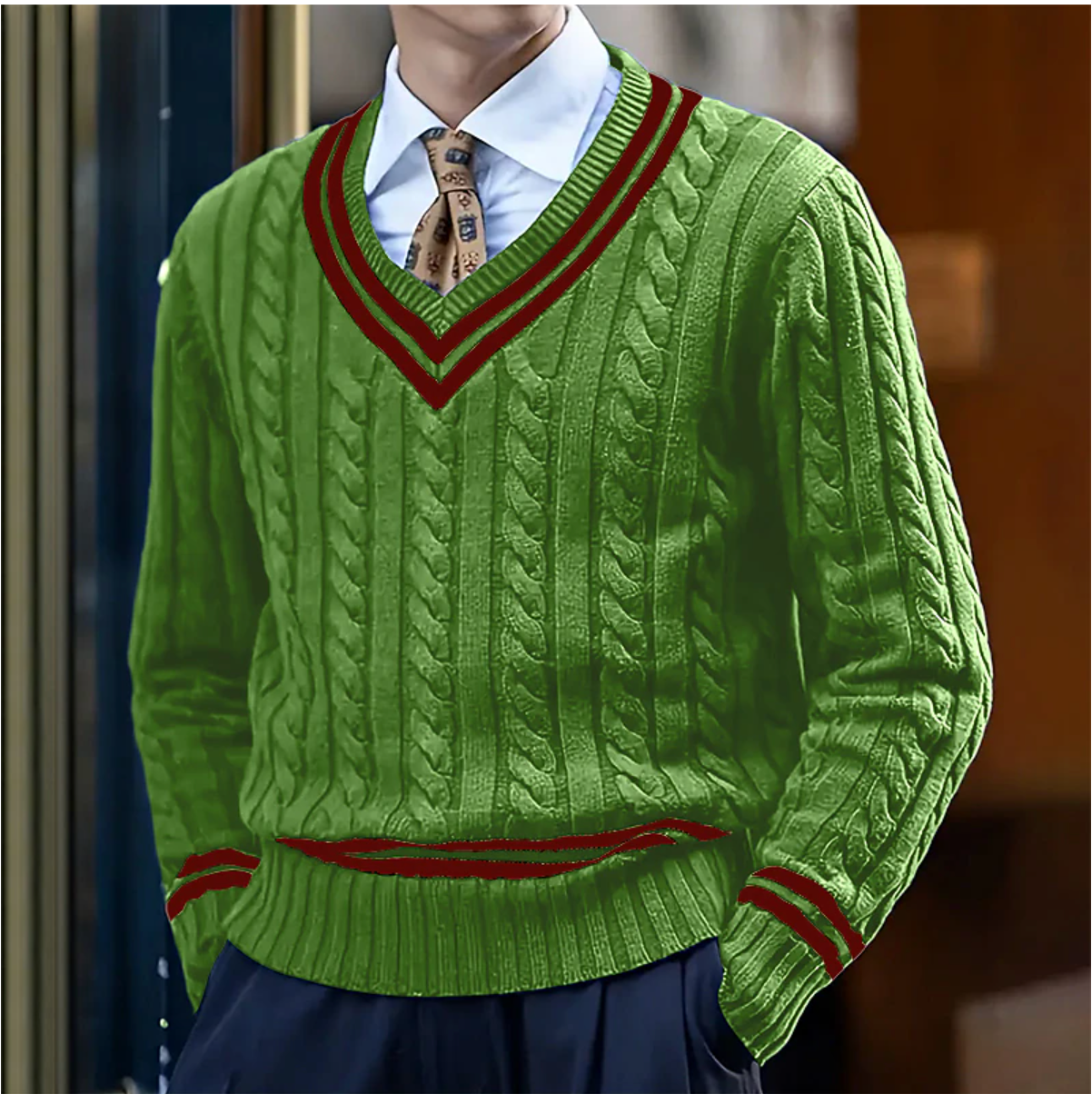 Lorenzo | Stylish V-Neck Sweater